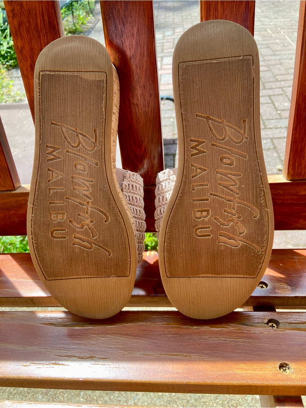 🐡👡🏖️Blowfish Malibu “Maracelia” Woven Cork Platform Slides SIZE 8🌞👡🐡 - Picture 7 of 9